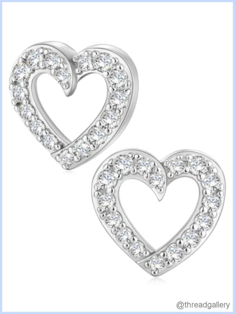 Moissanite Geometric Stud Earrings 925 Sterling Silver